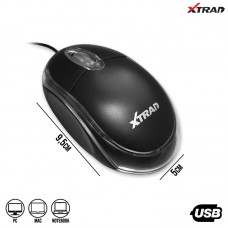 Mouse USB 800Dpi XT-610 Xtrad - Preto